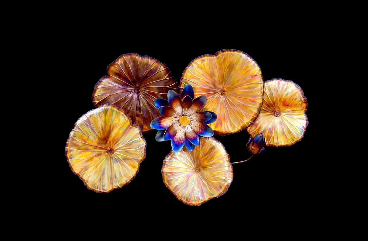 Metal Sculpture Lotus